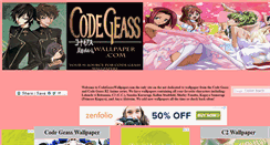 Desktop Screenshot of codegeasswallpaper.com
